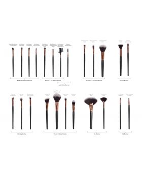Rio Professional 24 Piece Cosmetic Make-Up Brush Set