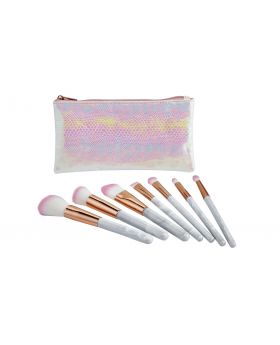 Rose Gold Colour 7 Piece Make-up Brush Set