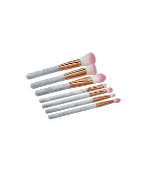 Rose Gold Colour 7 Piece Make-up Brush Set