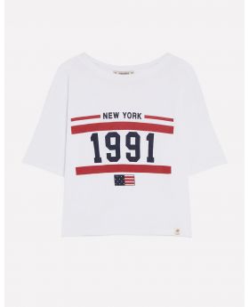 Waffle Crew Neck Half Sleeve T-Shirt
