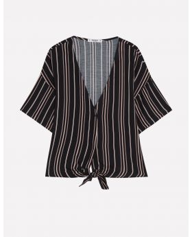 Light Ribbed Half Sleeve Cardigan